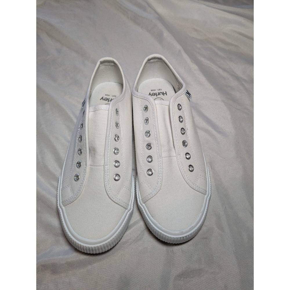Hurley Chloe Women's White Slip On Shoes No Laces Size 6M
